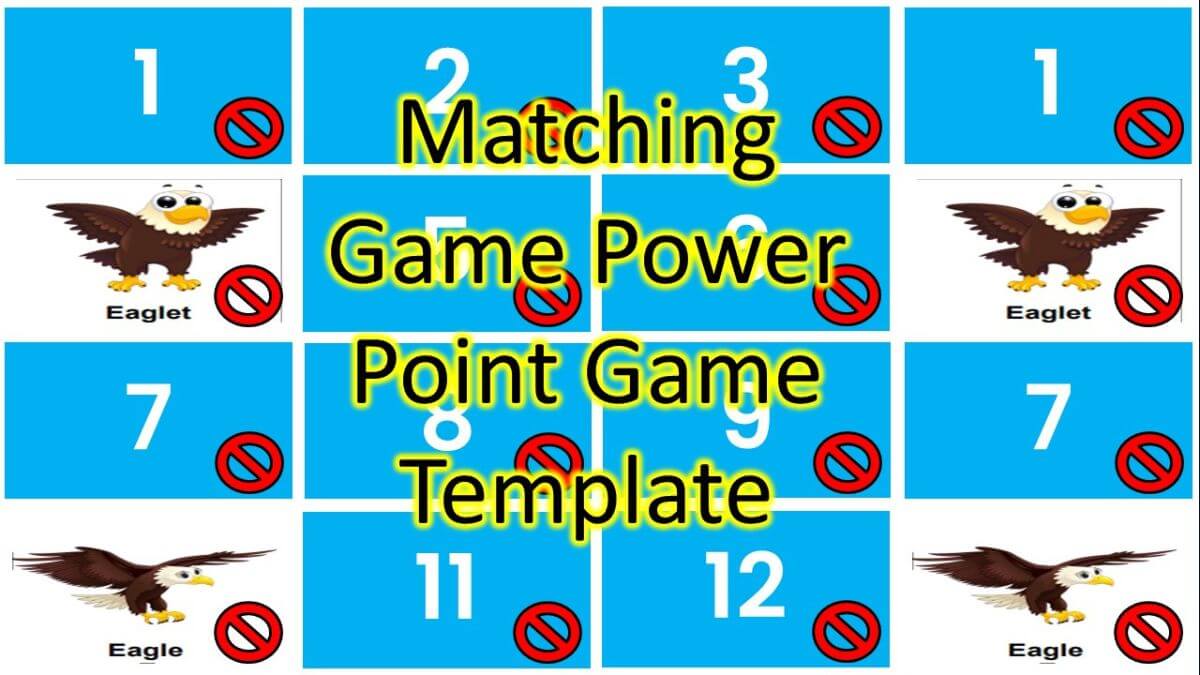 matching game powerpoint template