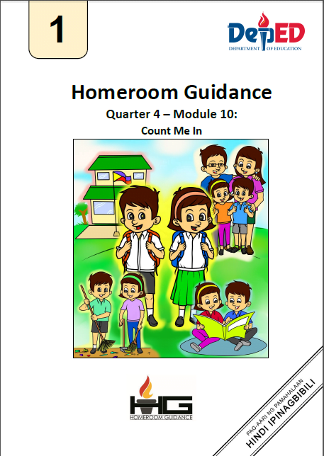 Homeroom Guidance Grade 1 Fourth Quarter   1HG10 