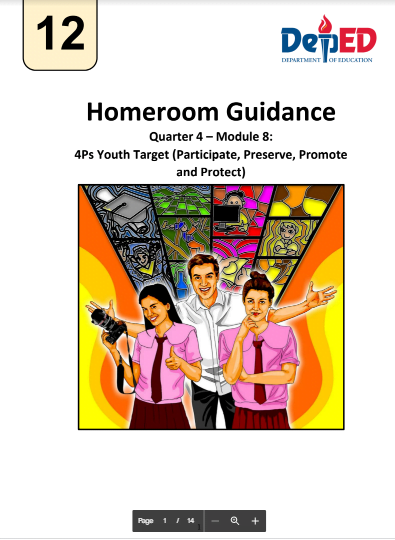 Homeroom Guidance Grade 6 Fourth Quarter 8123