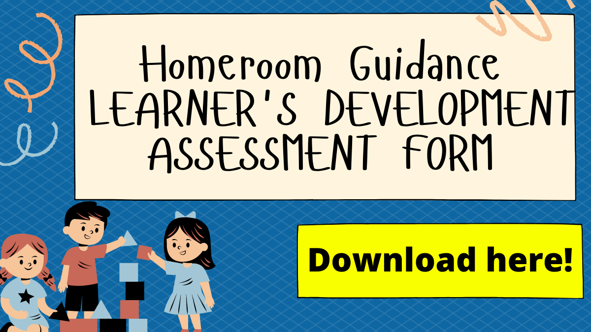 Homeroom Guidance Learners Development Assessment Form