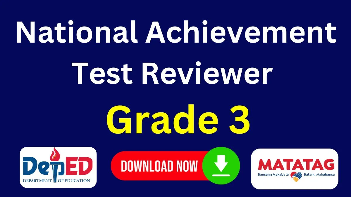 National Achievement Test Reviewer for Grade 3 | Download here!