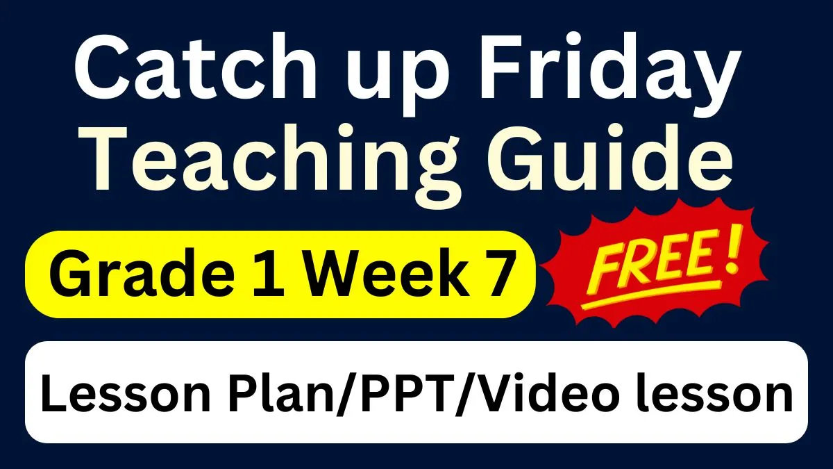 Catch up Friday Grade 1 | Download here free!